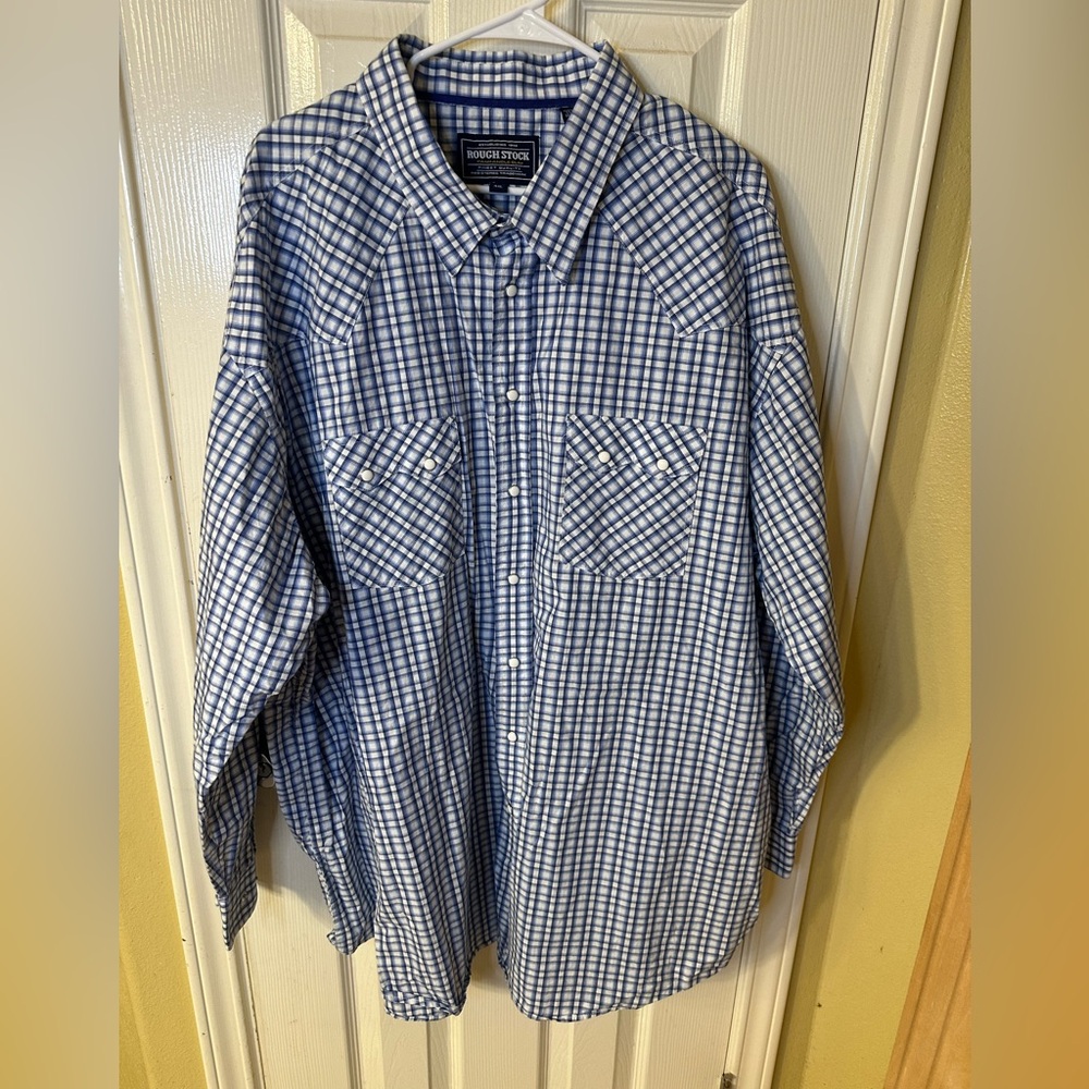 Rough stock, long sleeve button up